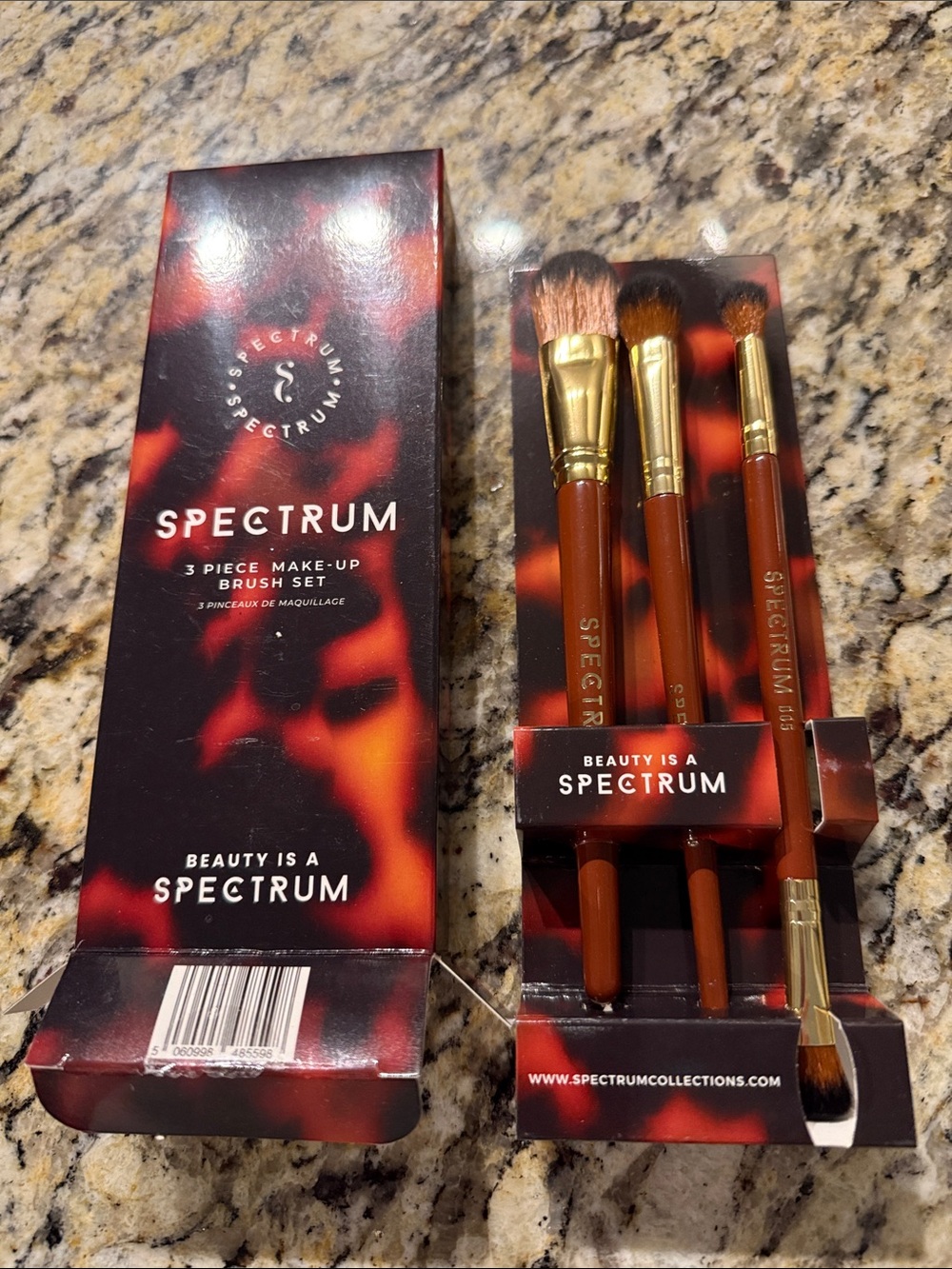 Spectrum 3-Piece Makeup Brush Set